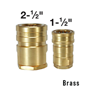 16DSF16-B Breco by Foster | DS Series | Two Way Shut-Off | 2-1/2" Socket x 2" Female NPTF Thread | Brass