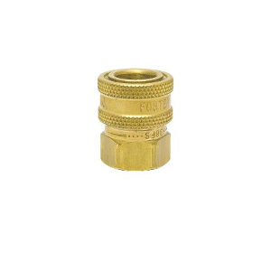 4STF4-B Breco by Foster | FST Series | Straight Thru Socket | 1/2" Socket x 1/2" Female NPT Thread | Straight | Brass
