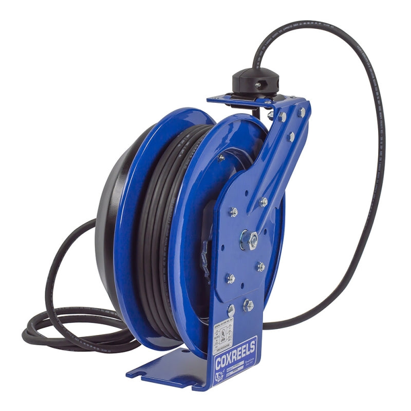 PC17-5010-X by Coxreels | PC Series | Spring Driven Power Cord Reel | 10/3 SO Cord, 30A, 115V | Steel | 50ft Cord Included