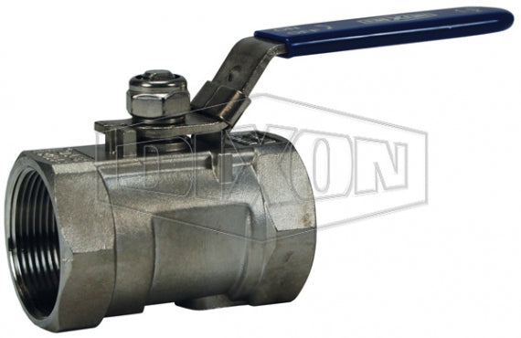 SSLBV125SP by Dixon Valve | Ball Valve with Locking Handle | Reduced Port | 1-1/4" Female NPT x 1-1/4" Female NPT | 316 Stainless Steel