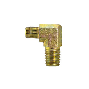 B-5500-8-4 Breco by Foster | Pipe Fitting | 1/2" Male NPT Thread x 1/4" Male NPT Thread | 90° Elbow | Steel