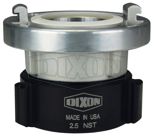 SFSA4045F Dixon Aluminum 4" Storz x 4-1/2" Female NST(NH) Swivel Adapter - Old Part #: SZSF4045F