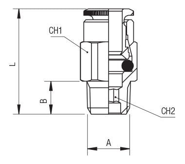 58000-4-M6x1 by AIGNEP | 58 Series | Male Adapter Taper | Grease Fitting | 4mm Tube x Male M6x1 (HP) | Straight | Pack of 10