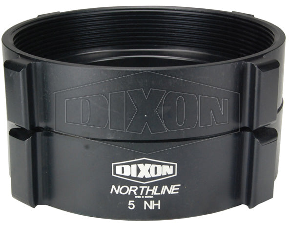 N53-45F60T Dixon Aluminum Swivel Female x Rigid Female Adapter - Style N53 - Rocker Lug - 4-1/2" Female NST(NH) x 6" Female NPT