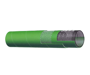 T505OG400X100 Alfagomma by Kuriyama | Acid | Chemical S & D | 240 PSI | XLPE | Green | 4" ID | 4.65" OD | 100ft Length