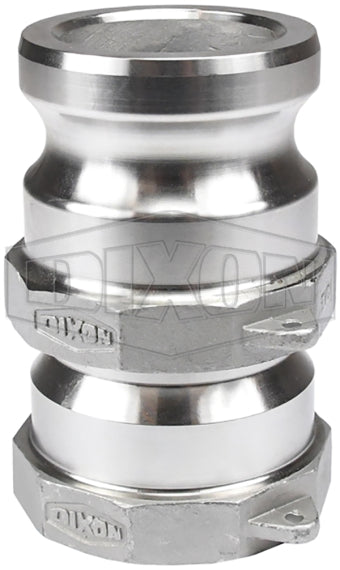 300-A-SSSWIV by Dixon Valve | Swivel Cam & Groove Adapter | Type A | 3" Adapter x 3" Female NPT | 316 Stainless Steel