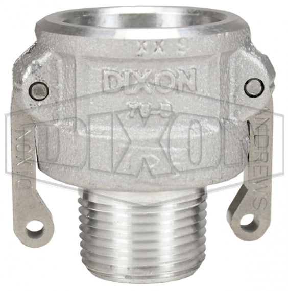 75-B-AL by Dixon Valve | Cam & Groove Coupler | Type B | 3/4" Coupler x 3/4" Male NPT | 356T6 Aluminum