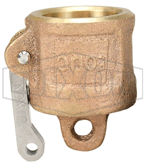 50-DC-BR by Dixon Valve | Cam & Groove Dust Cap | Type DC | 1/2" Coupler End | Brass