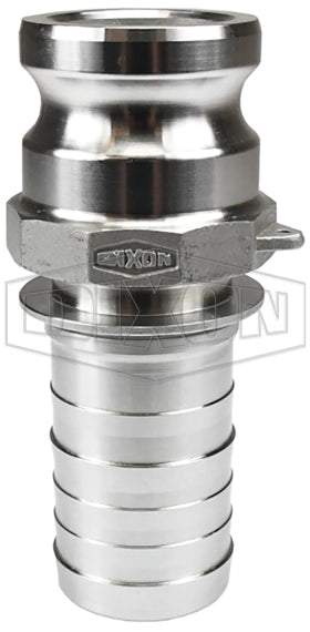 300-E-ALSWIV by Dixon Valve | Swivel Cam & Groove Adapter | Type E | 3" Adapter x 3" Hose Shank | Aluminum
