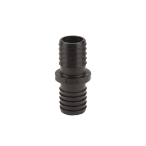 HM100 by Banjo | Pipe Fitting for Hose Menders | 1" Hose Barb x 1" Hose Barb | 300 PSI | Polypropylene | Pack of 10