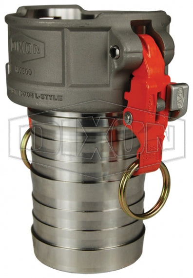 RLC300EZ by Dixon Valve | EZ Boss-Lock Vent-Lock® Safety Cam & Groove Coupler | Type C | 3" Coupler x 3" Hose Shank (Drop Shank) | 316 Stainless Steel