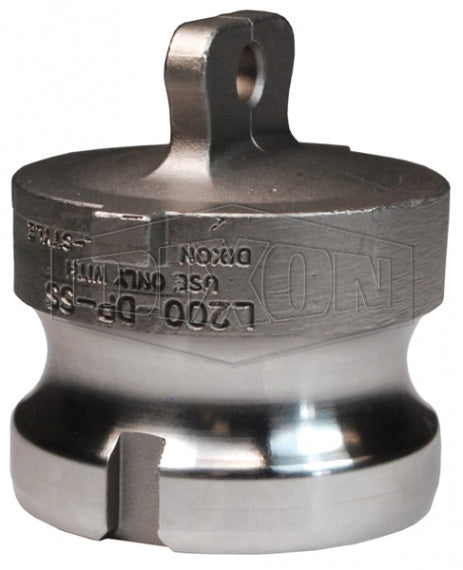 L150-DP-SS by Dixon Valve | Vent-Lock® Safety Cam & Groove Dust Plug | Type DP | 1-1/2" Size | 316 Stainless Steel