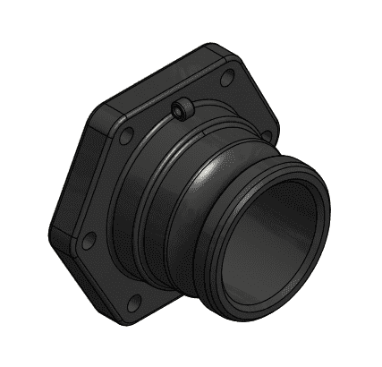 VSF30264 by Banjo | Replacement Part for Standard Port | 3" Ball Valve "Stubby Valve" | Stubby "F" End Plate