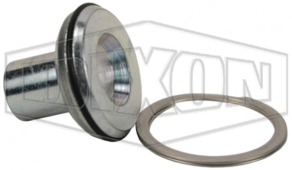 W8-RKIT-V2 by Dixon Valve | Hydraulic Quick Disconnect Coupling | W-Series | Wingstyle Interchange Plug Repair Kit | For 1" Body Size | Nitrile Seal