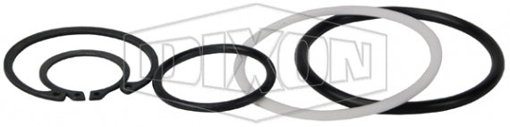 6WS-SKIT by Dixon Valve | Hydraulic Quick Disconnect Coupling | WS-Series | Heavy-Duty Wingstyle Interchange Coupler Seal Kit | For 3/4" Body Size | Nitrile Seal