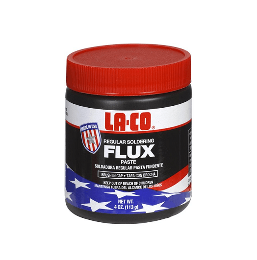 022194 La-Co Regular Flux Paste - 4 oz - Brush in Cap - (Case of 48) - Beltsmart