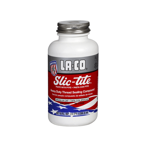 042019 La-Co Slic-tite Paste with PTFE - 1/2 pt. - Brush in Cap (Case of 24) - Beltsmart