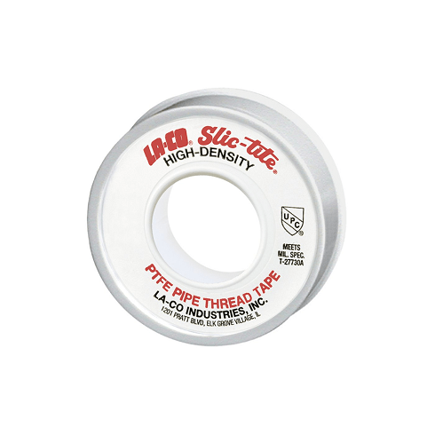 044083 La-Co Slic-tite PTFE Thread Tape - 1/2" x 600" - White - (Case of 12) - Beltsmart