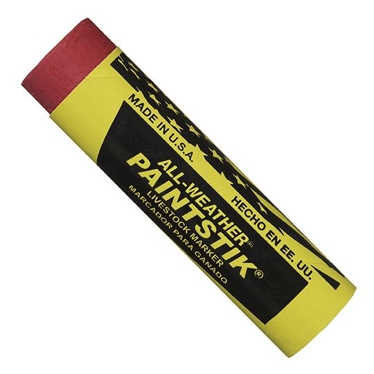 061022 All-Weather Paintstik Livestock Marker - Red - (Case of 144) - Beltsmart
