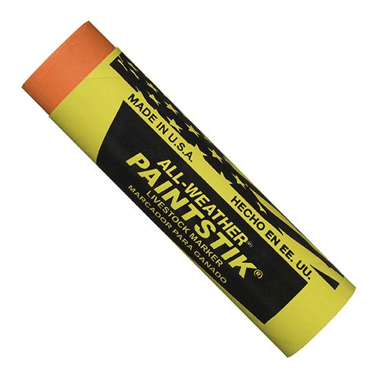 061024 All-Weather Paintstik Livestock Marker - Orange - (Case of 144) - Beltsmart