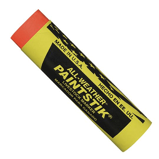 061028 All-Weather Paintstik Livestock Marker - Fluorescent Orange - (Case of 144) - Beltsmart