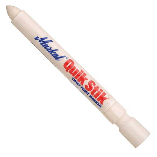 061067 Markal Quik Stik - White - (Carded) (Case of 24) - Beltsmart