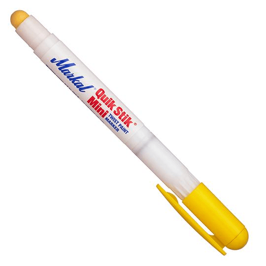 061127 Markal Quik Stik Mini - Yellow - (Case of 48) - Beltsmart