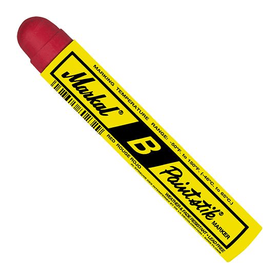 080222 Markal B Paintstik - Standard Size 11/16" x 4-3/4" - Red - Beltsmart