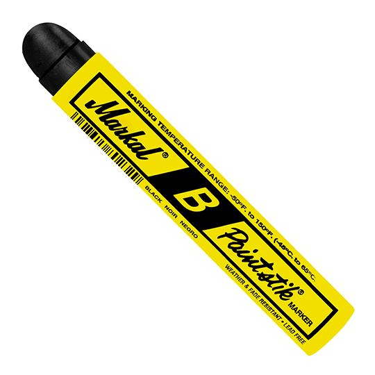 080223 Markal B Paintstik - Standard Size 11/16" x 4-3/4" - Black - Beltsmart