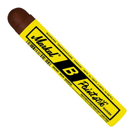 080229 Markal B Paintstik - Standard Size 11/16" x 4-3/4" - Brown - Beltsmart