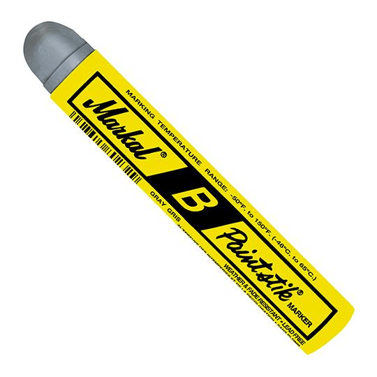 080230 Markal B Paintstik - Standard Size 11/16" x 4-3/4" - Gray - Beltsmart