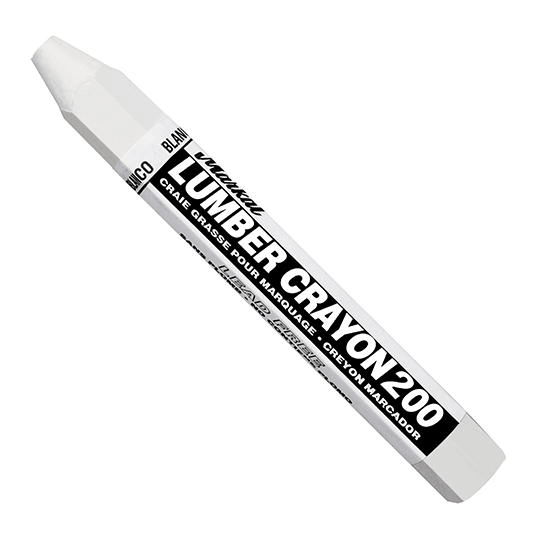 080350 Markal Lumber Crayon 200 - White - (Case of 144) - Beltsmart