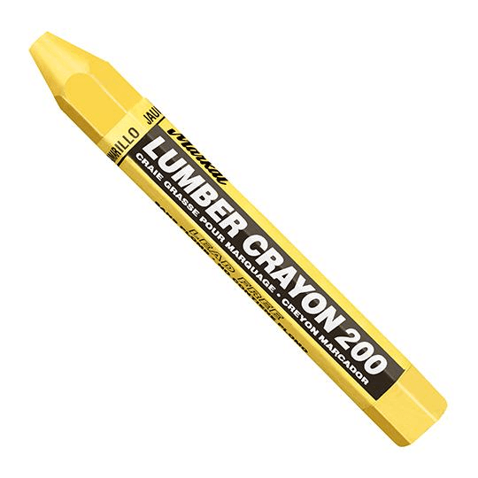 080351 Markal Lumber Crayon 200 - Yellow - (Case of 144) - Beltsmart