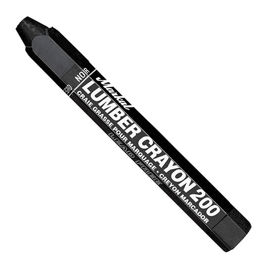 080353 Markal Lumber Crayon 200 - Black - (Case of 144) - Beltsmart