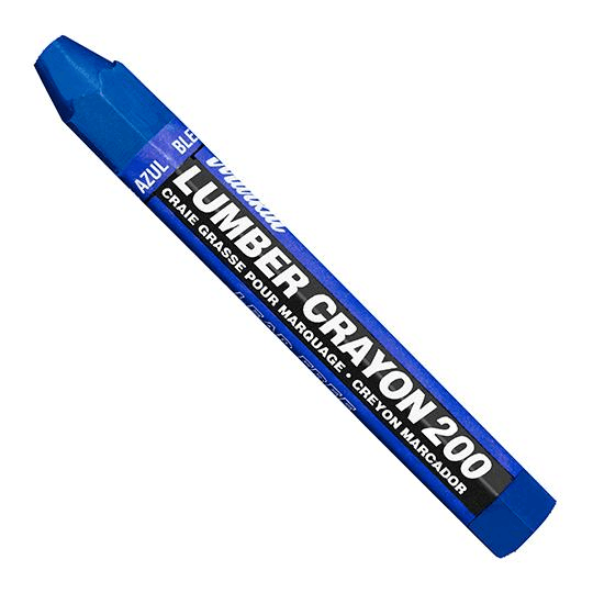 080355 Markal Lumber Crayon 200 - Blue - (Case of 144) - Beltsmart