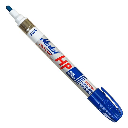 096965 Markal PRO-LINE HP - 1/8" (3 mm) Mark Size - Blue (Case of 48) - Beltsmart