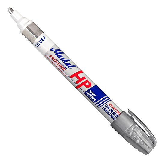 096967 Markal PRO-LINE HP - 1/8" (3 mm) Mark Size - Silver (Case of 48) - Beltsmart