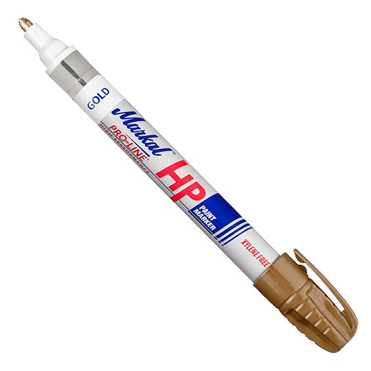 096972 Markal PRO-LINE HP - 1/8" (3 mm) Mark Size - Gold (Case of 48) - Beltsmart
