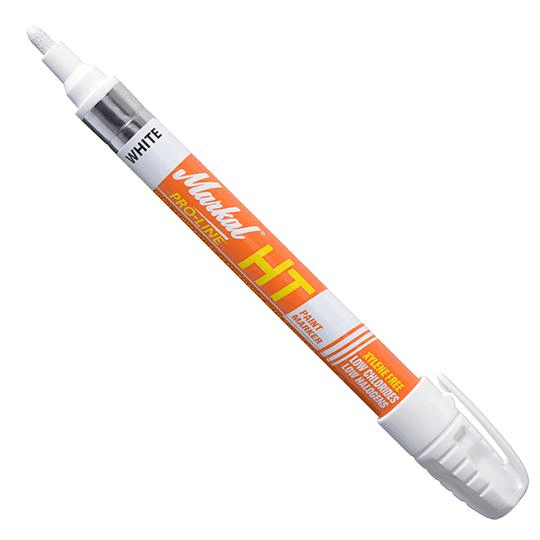 097301 Markal PRO-LINE HT - 1/8" (3 mm) Mark Size - White (Case of 48) - Beltsmart