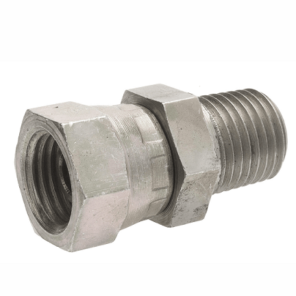 1000-88 Alemite Straight, Swivel Adapter - Thread: 1/2" NPTF(m) - Thread (M / F): 1/2" NPSM(f) - Beltsmart