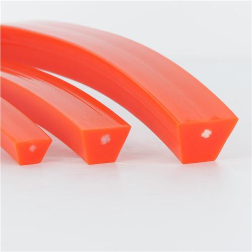 1232550 Fenner Drives Eagle Orange 85 V Belting - Cross Section AA - 1/2" w x 13/32" h - Non-Reinforced - 100ft - Beltsmart