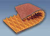 BS139 - #139 Beltservice MonoPro 3 Ply Surface Finishing Machine Belt CR135 Tan Wedgegrip AS SFMB Conveyor Belt
