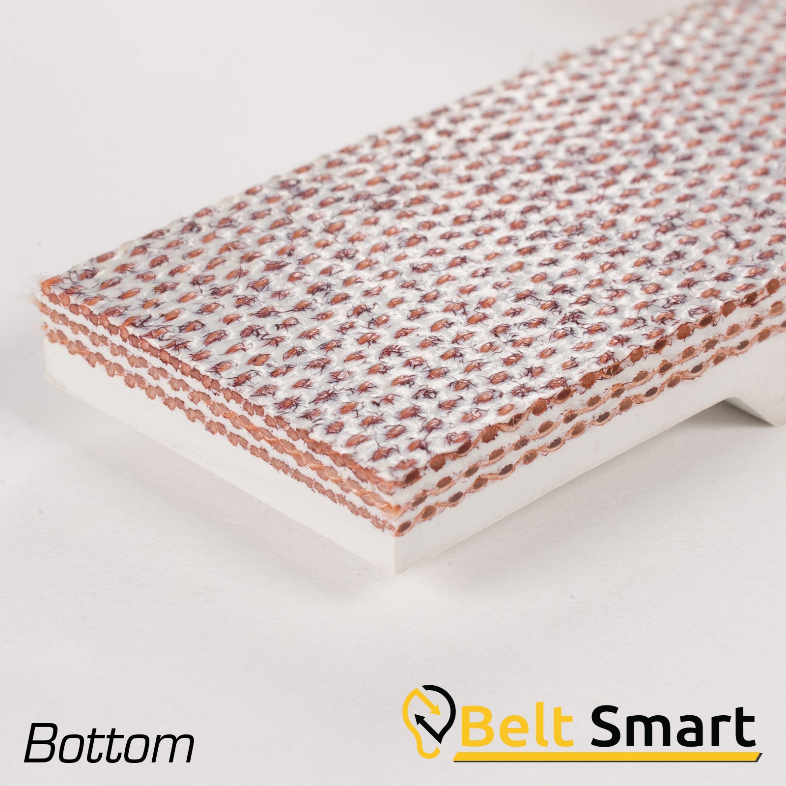 BS013 - #13 Beltservice 3 Ply Poly 150 White Nitrile Meatcleat Conveyor Belt