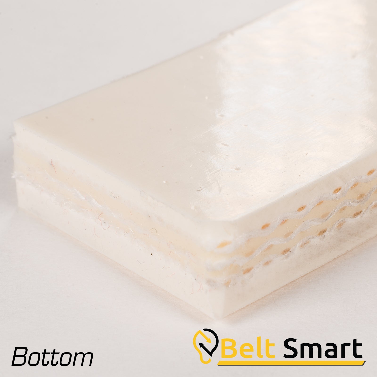 BS146 - #146 Beltservice E20/3 P1/P2 3 Ply White PVC C x C Matte FR Conveyor Belt
