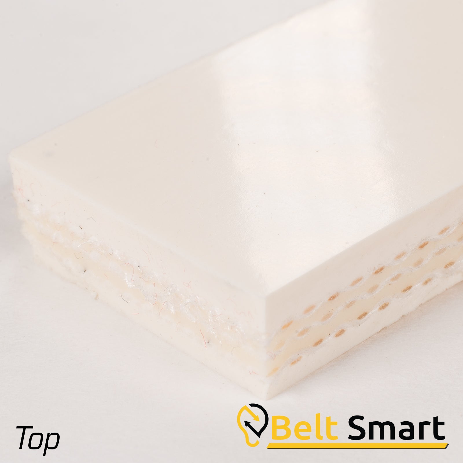 BS146 - #146 Beltservice E20/3 P1/P2 3 Ply White PVC C x C Matte FR Conveyor Belt
