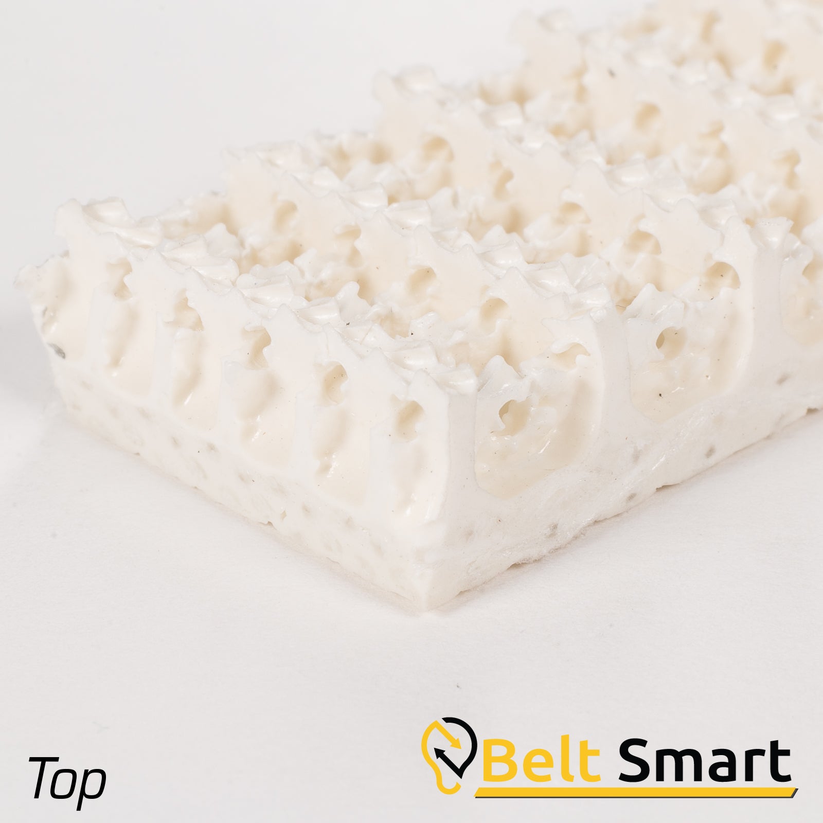 BS022 - #22 Beltservice PVC - 100 White Roughtop x FS OR Conveyor Belt