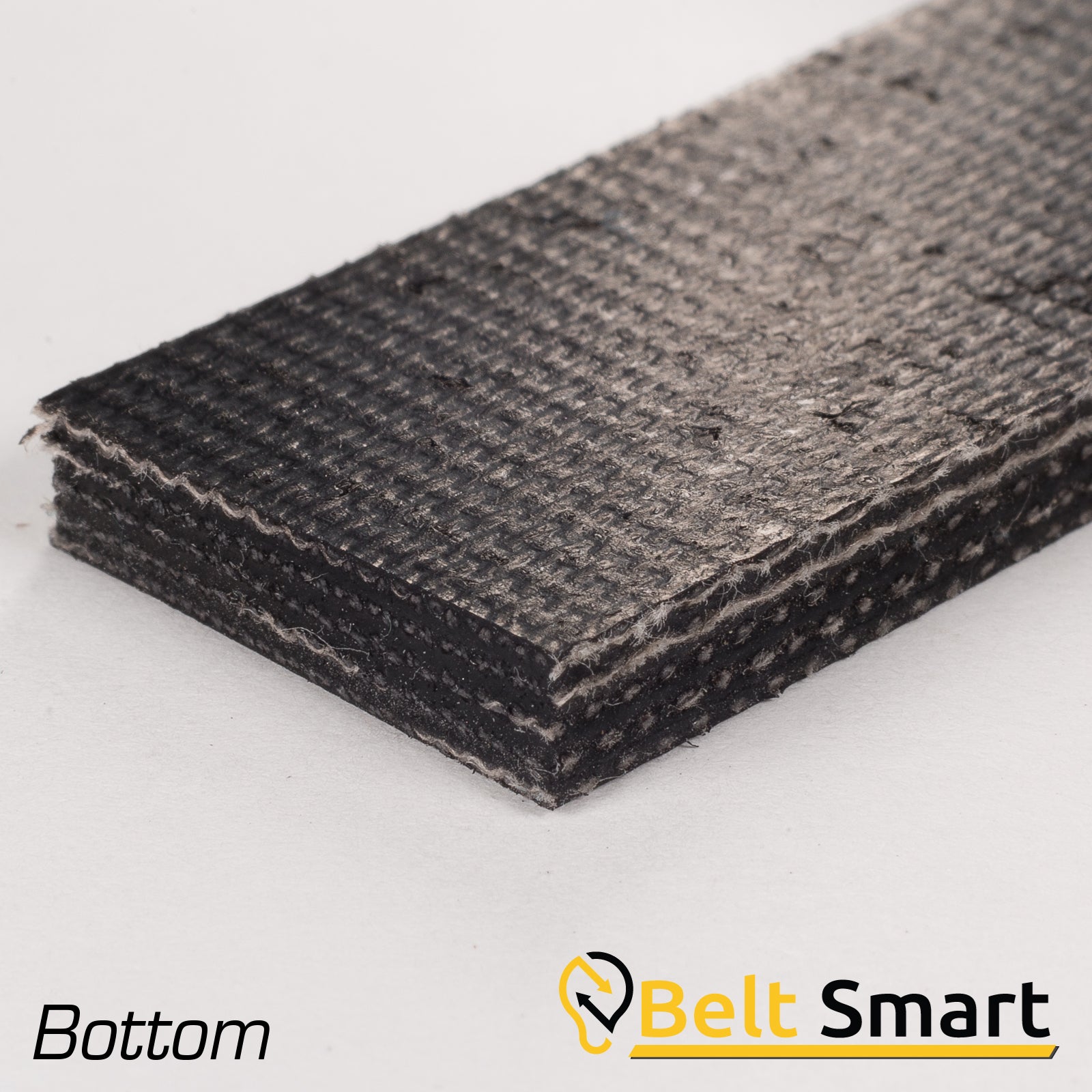 BS028 - #28 Beltservice 5 Ply Poly 225 Black HD Nitrile FBS Conveyor Belt