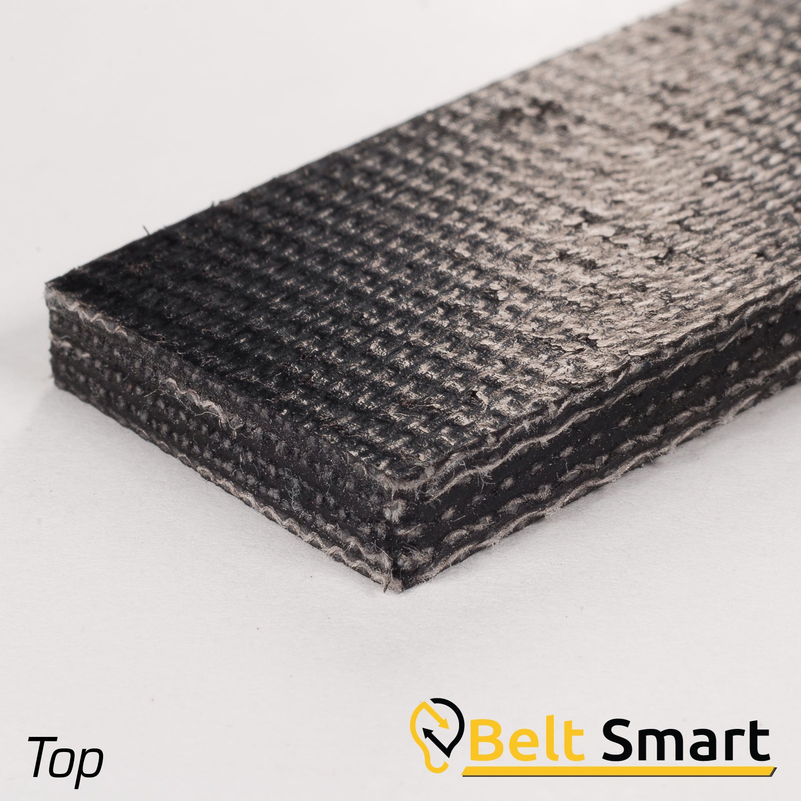 BS028 - #28 Beltservice 5 Ply Poly 225 Black HD Nitrile FBS Conveyor Belt