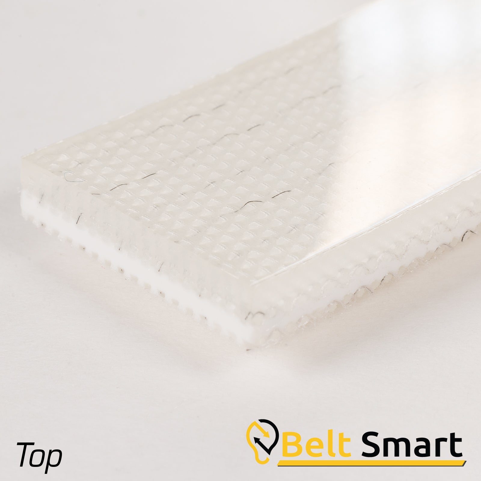 BS002B11 - #2b11 Beltservice 2 Ply Clear PU x Bare AS FDA Conveyor Belt