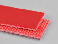 BS002B15 - #2B15 Beltservice IWP 140 3/32in Red Urethane X FS Conveyor Belt